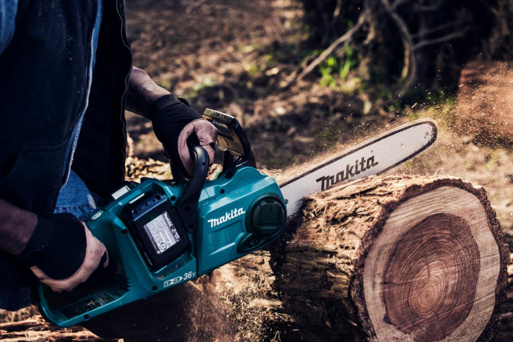 Makita цепная пила аккумуляторная ручная садовая